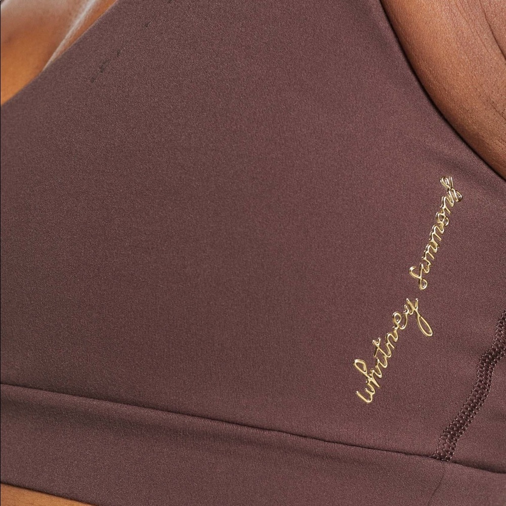 ‼️SOLD‼️Gymshark Whitney Cherry Chocolate Bra - Picture 5 of 7